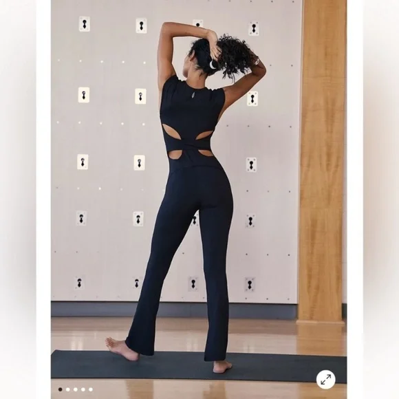 New! Free People FP movement twilight onesie split flare leg 28091 - Picture 3 of 10